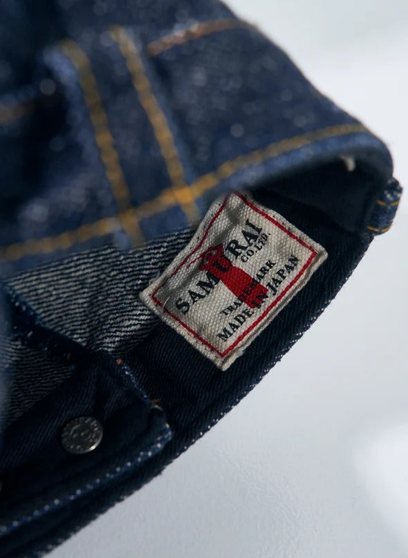 SJ201WC-710XX19oz denim work cap - INDIGO