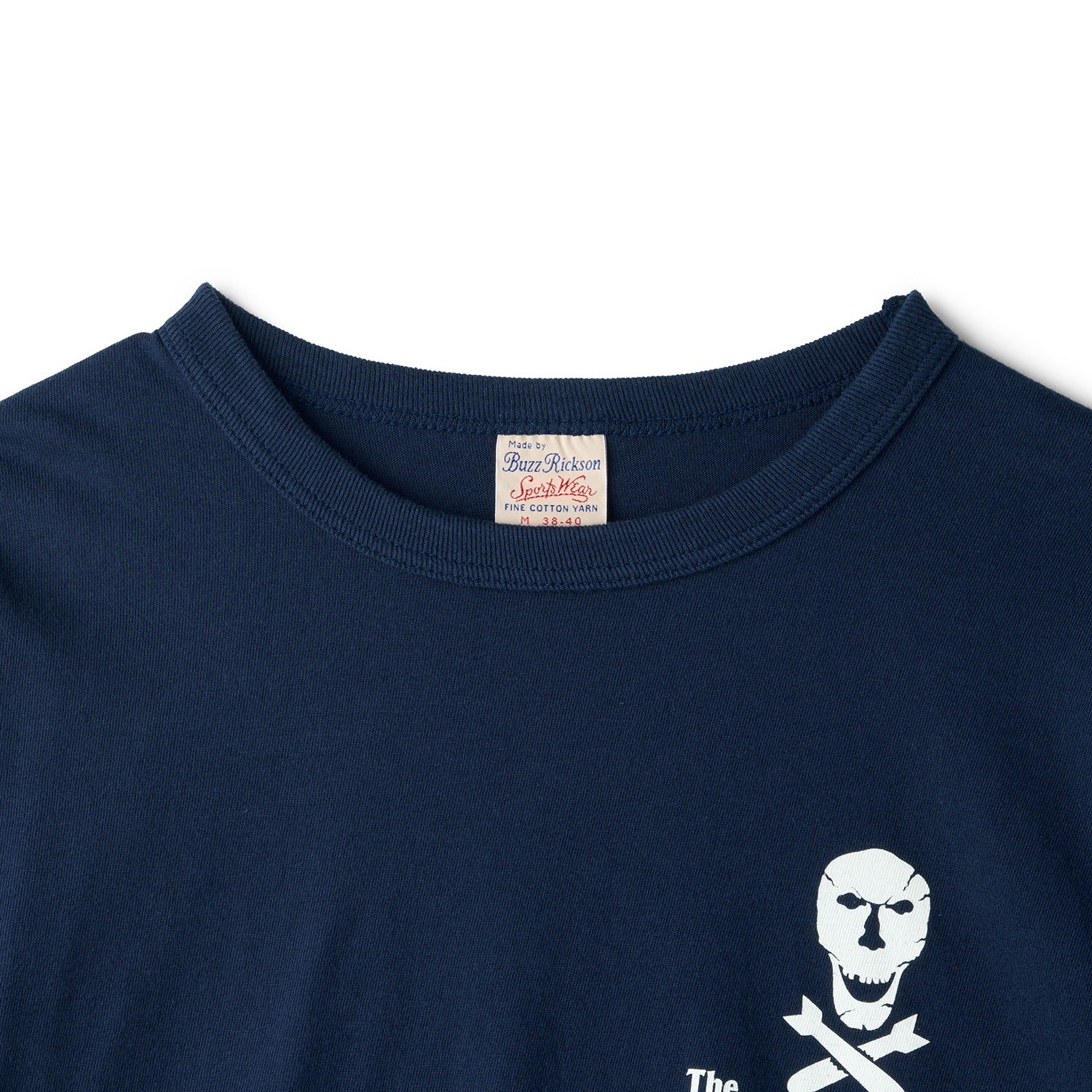 BR79577 GOVERNMENT ISSUE T-SHIRT 90th BOMB GROUP JOLLY ROGERS - NAVY