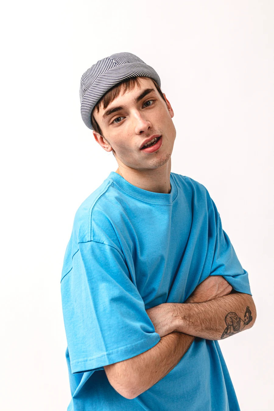 MIKI DOCKER HAT - BLUE STRIPE OSHKOSH