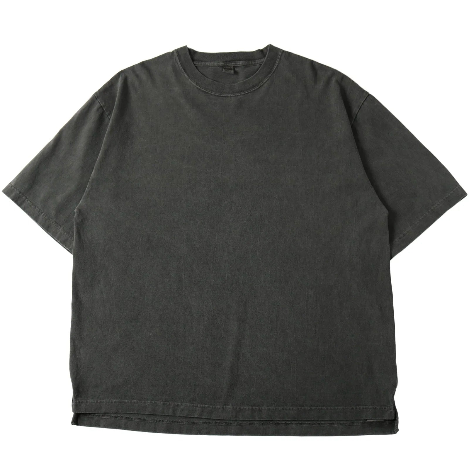 BR-25260 Pigment Dye 16/-BD "Loose" Tube S/S T-shirt (Solid Color) - CHARCOAL