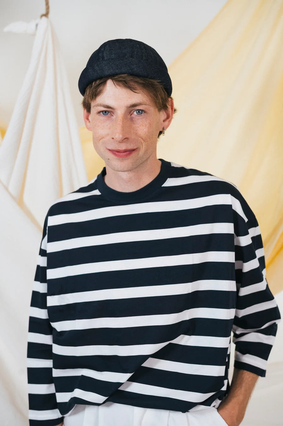 MIKI DOCKER HAT - DENIM