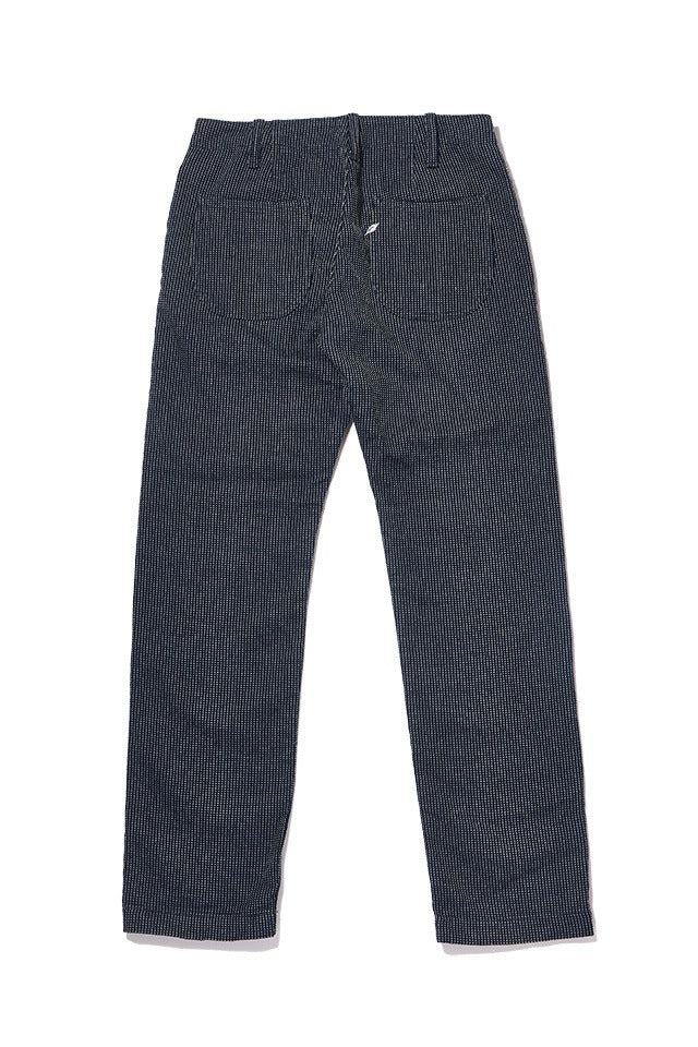 LP-1180-2 Stitch Stripe Comfortable Trousers - INDIGO X THIN STRIPE