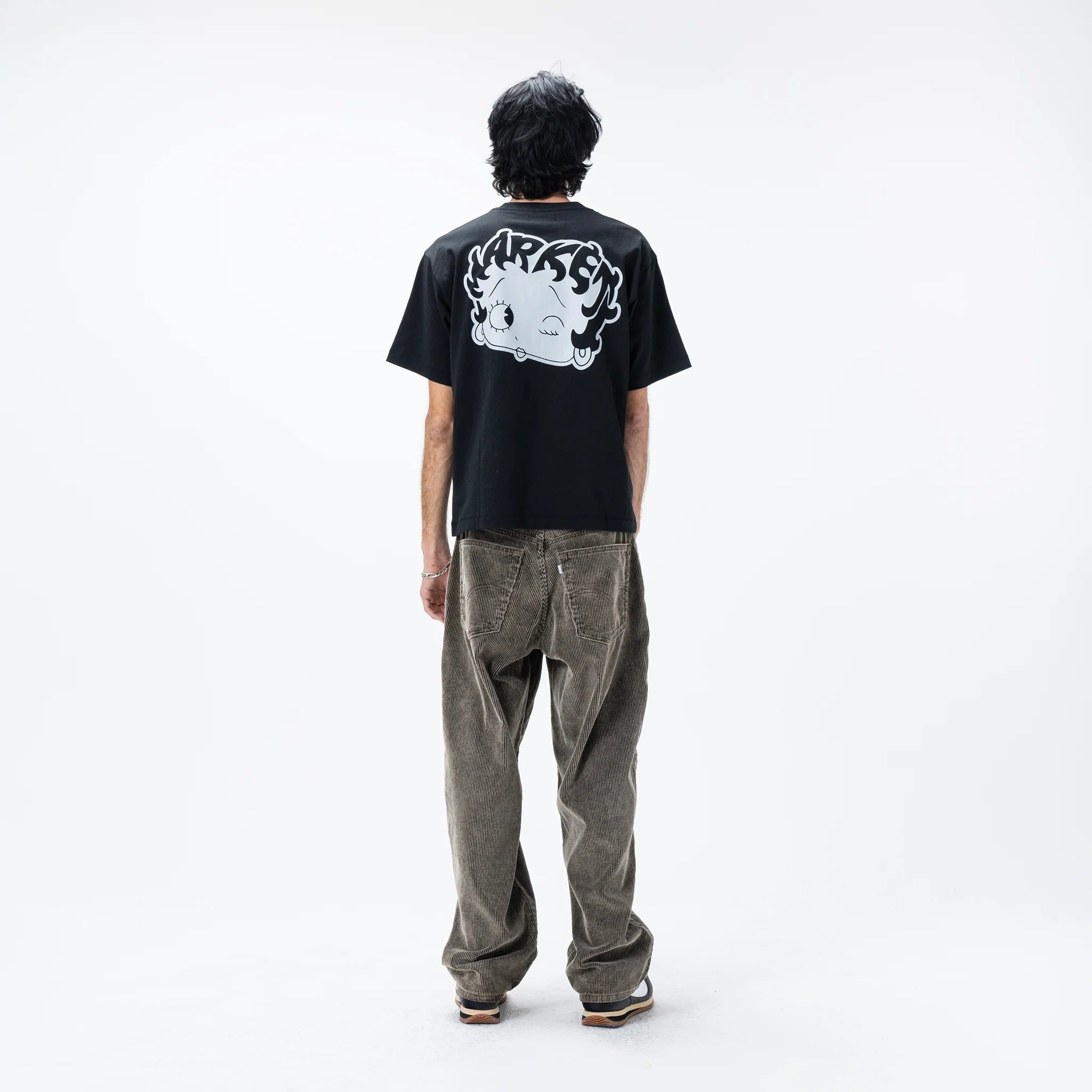 BETTY BOOP MASCOT T-SHIRT - BLACK