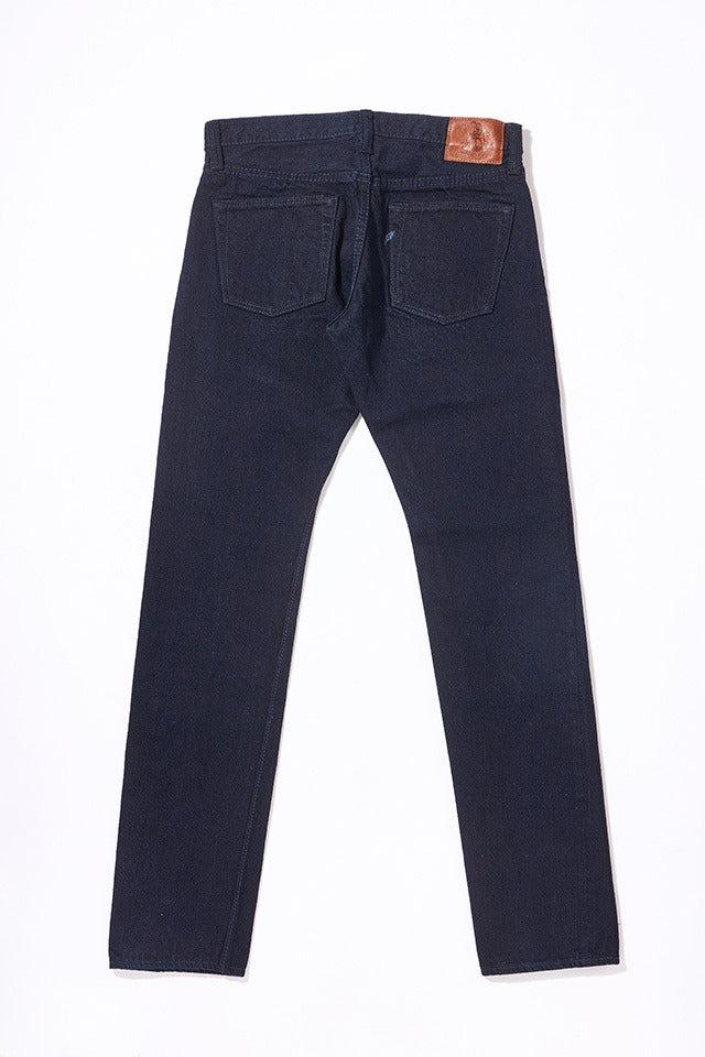 XX-013-IDBK 14oz Slim Tapered - INDIGO X BLACK