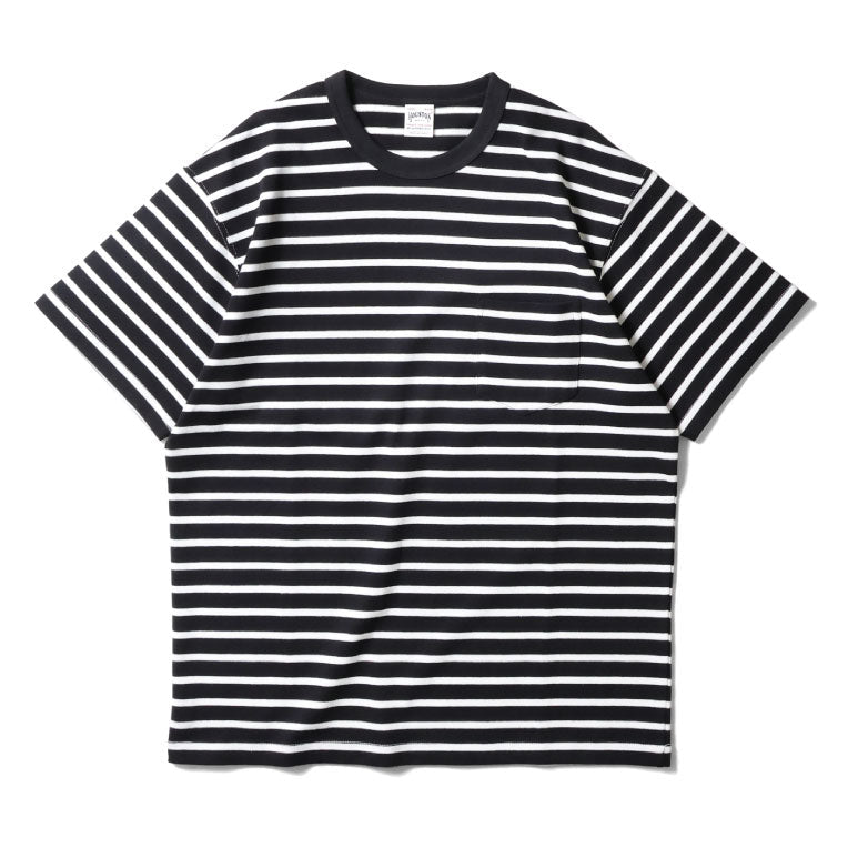 22380 BORDER S/S TEE - BLACK