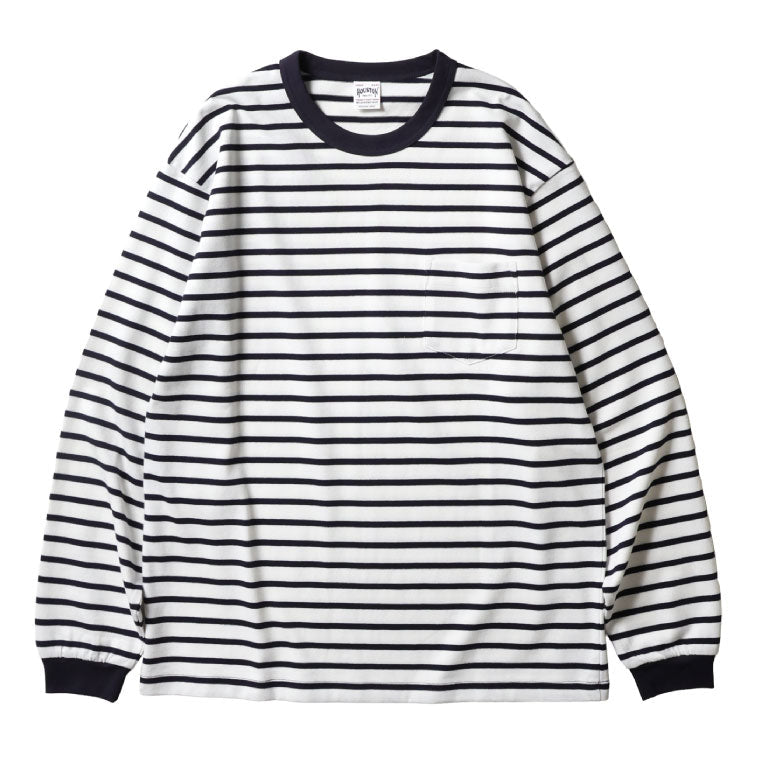 22379 BORDER L/S TEE - NAVY