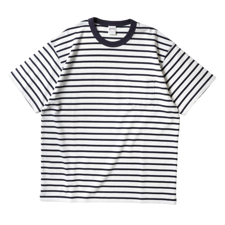 22380 BORDER S/S TEE - NAVY