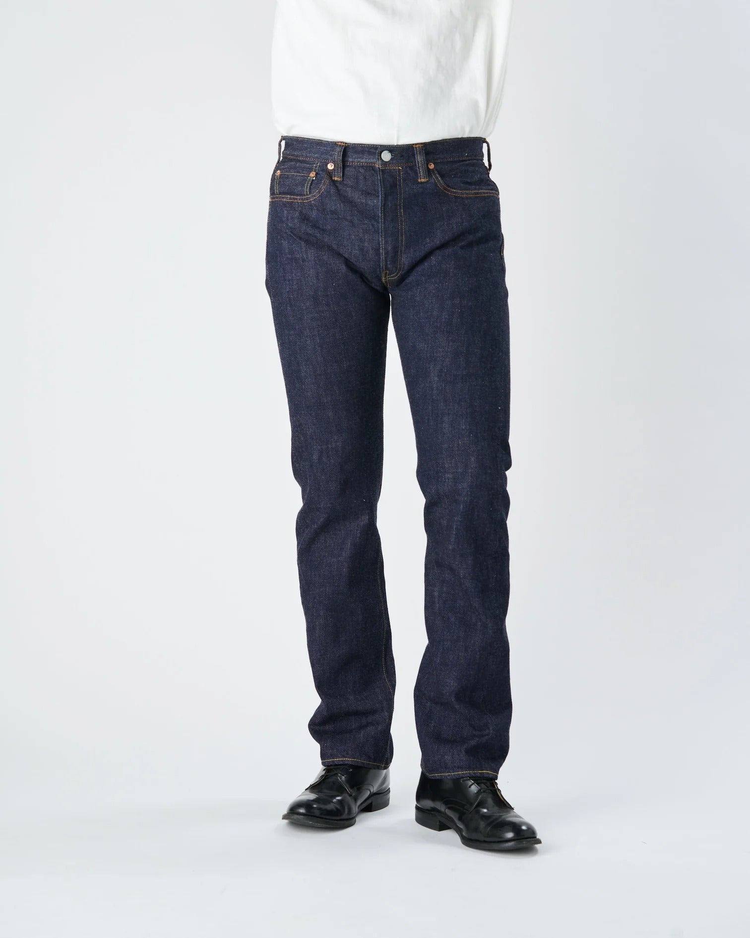 1108W Slim Straight Denim 13.7oz (One Wash) - INDIGO