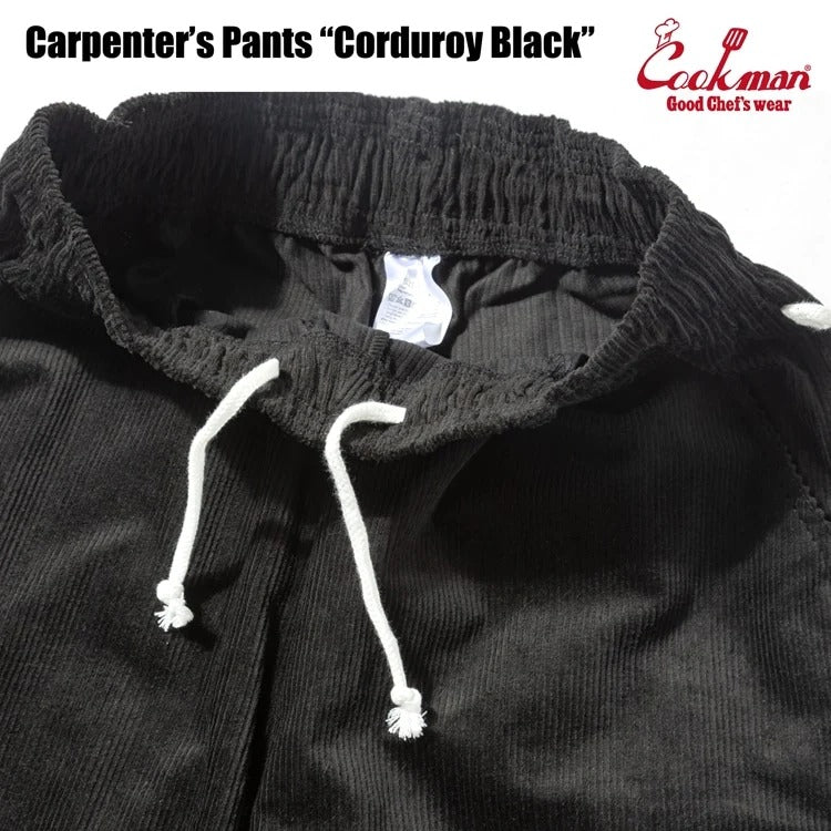 CARPENTER'S PANTS CORDUROY - BLACK