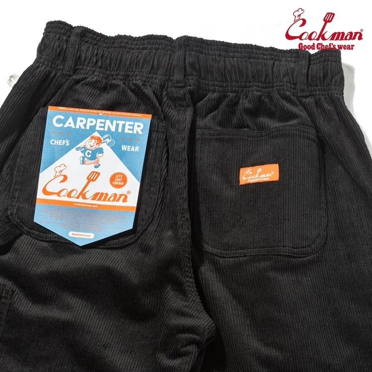 CARPENTER'S PANTS CORDUROY - BLACK