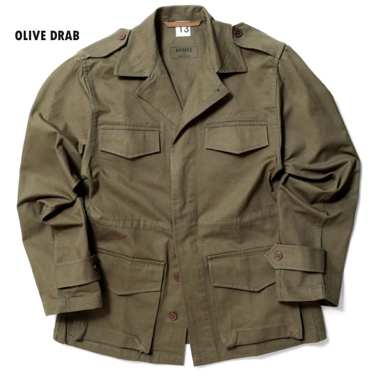 51073 FRENCH ARMY M-47 JACKET - OLIVE DRAB