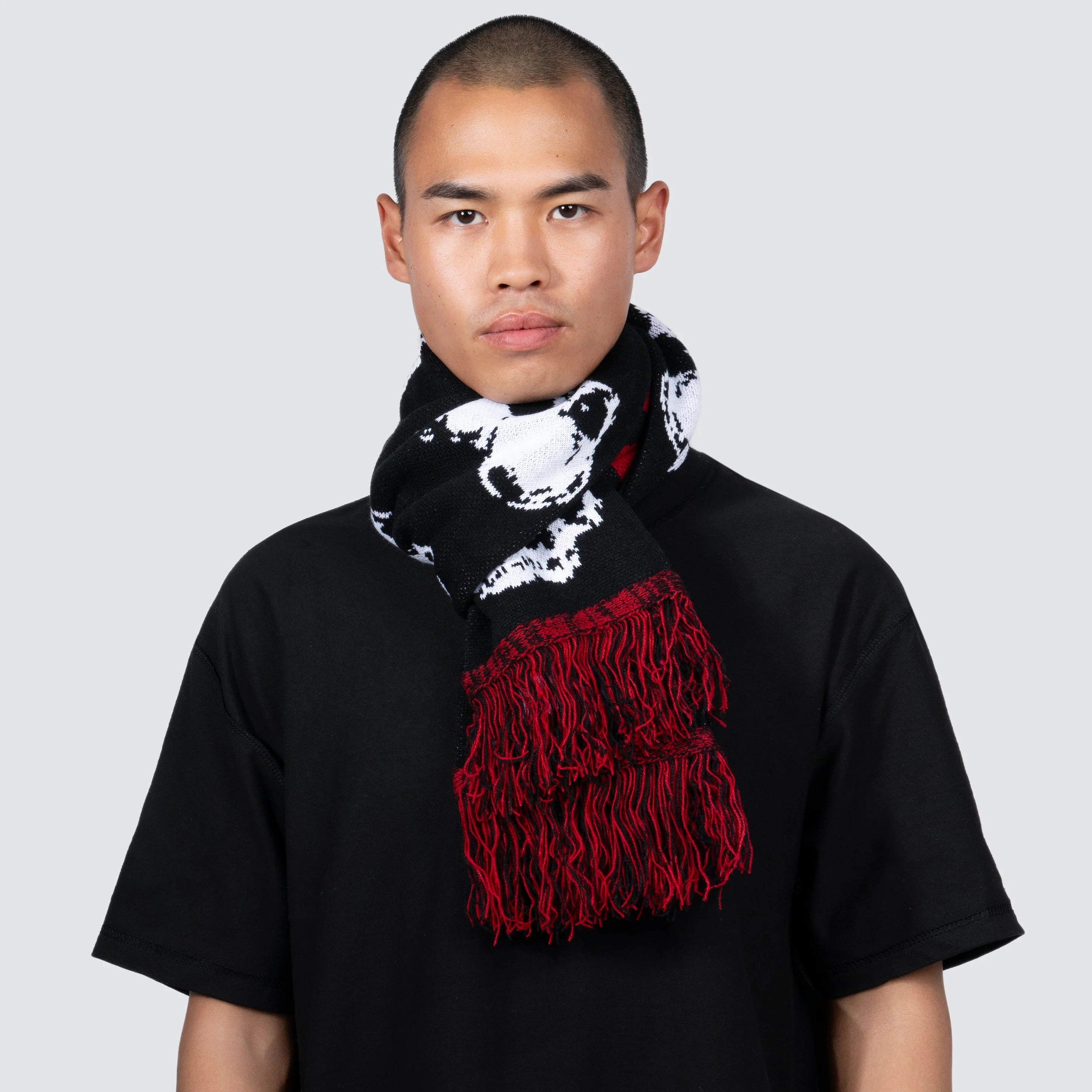 SKULL SCARF - BLACK