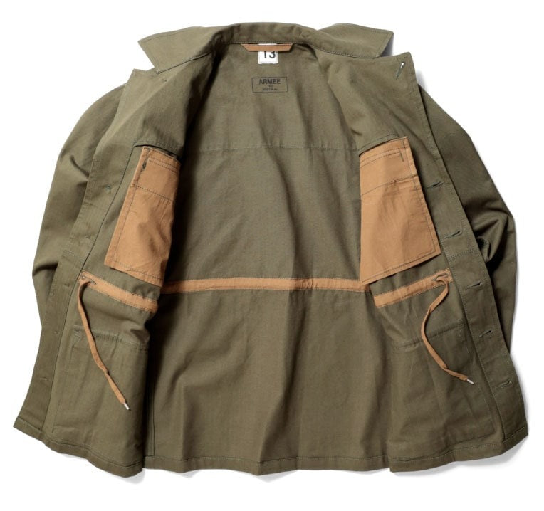 51073 FRENCH ARMY M-47 JACKET - OLIVE DRAB