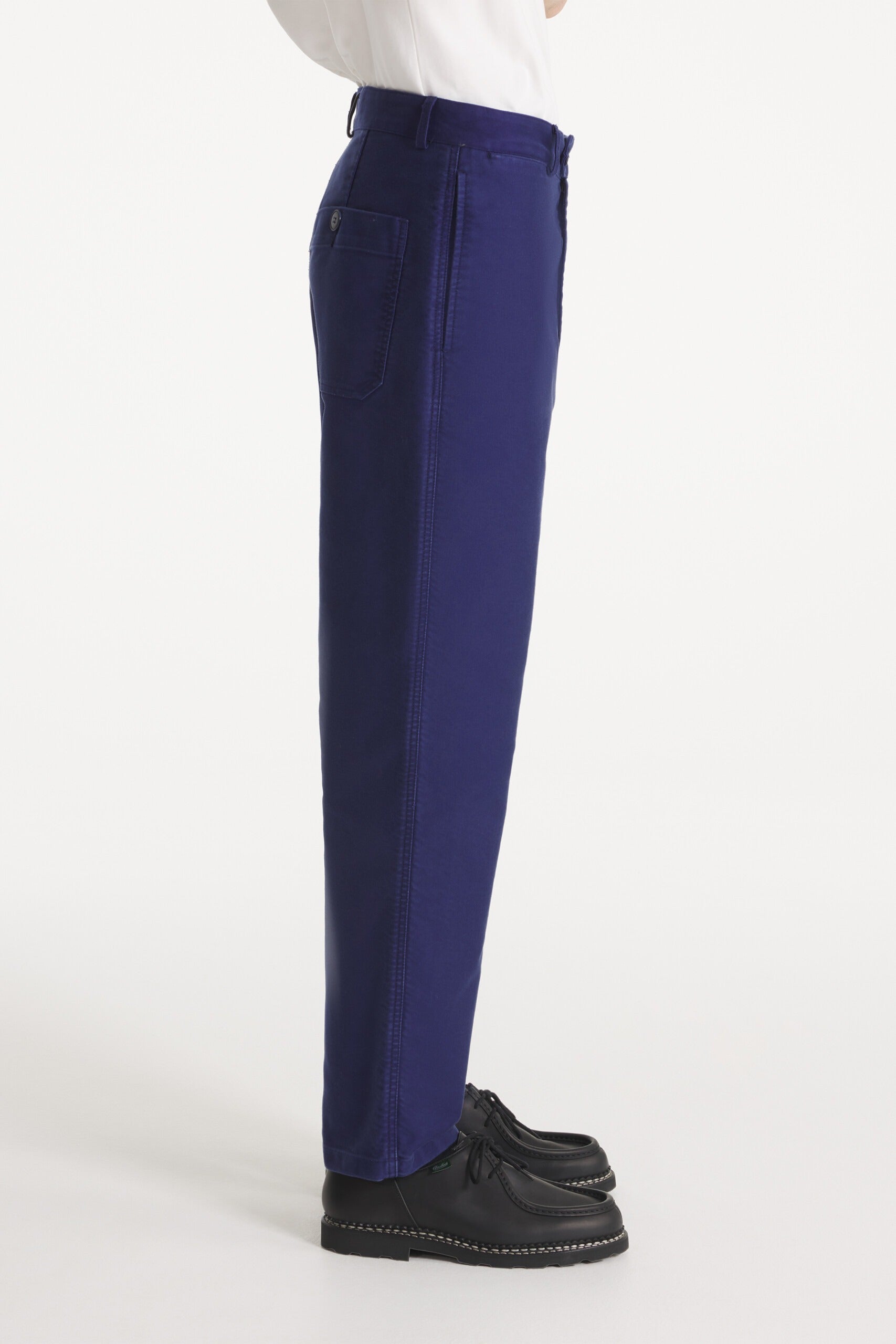 Perig – Wide leg work pants - BLUE
