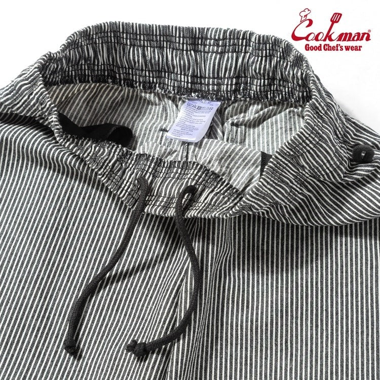 CHEF PANTS HICKORY - BLACK