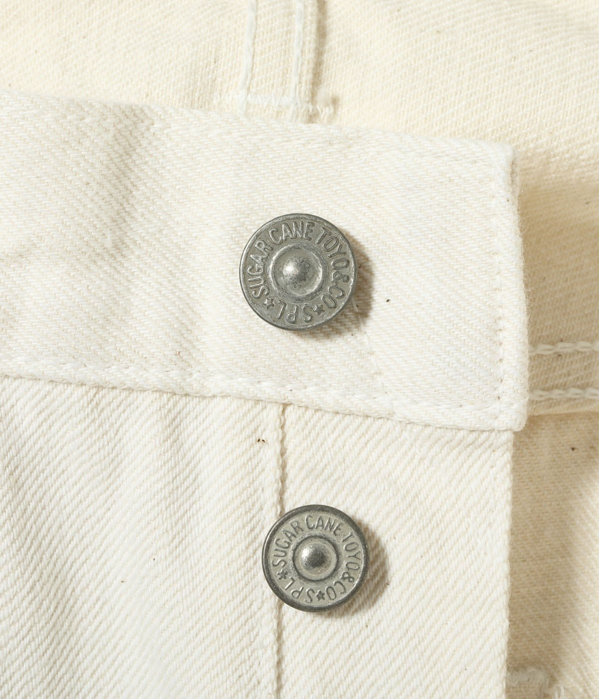 SC42560 13oz. WHITE DENIM “1947 MODEL” (REGULAR STRAIGHT) - WHITE