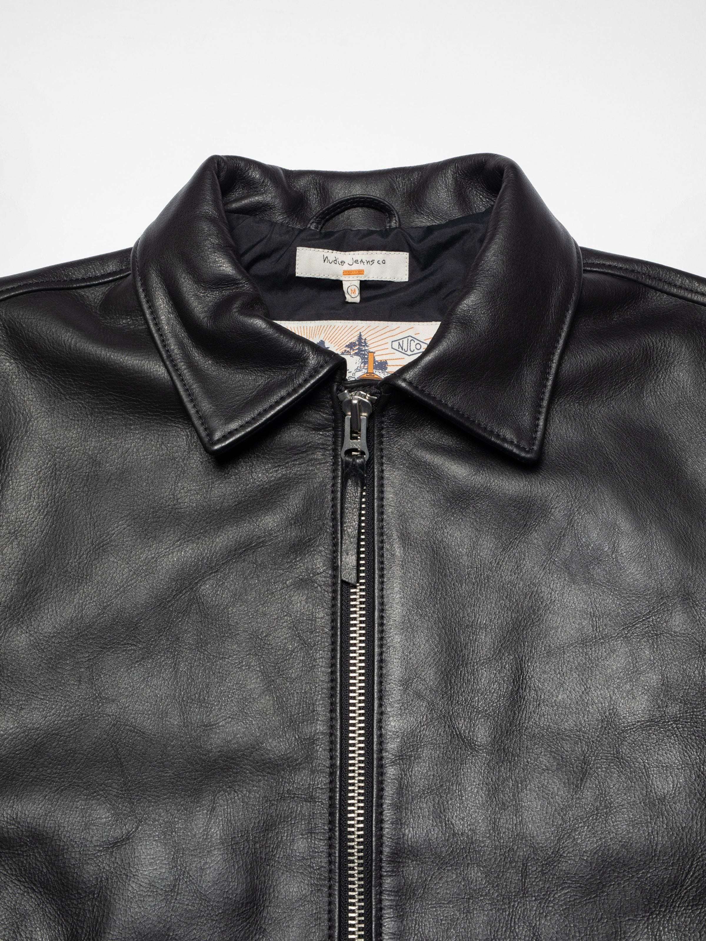 Eddy Rider Leather Jacket - Black