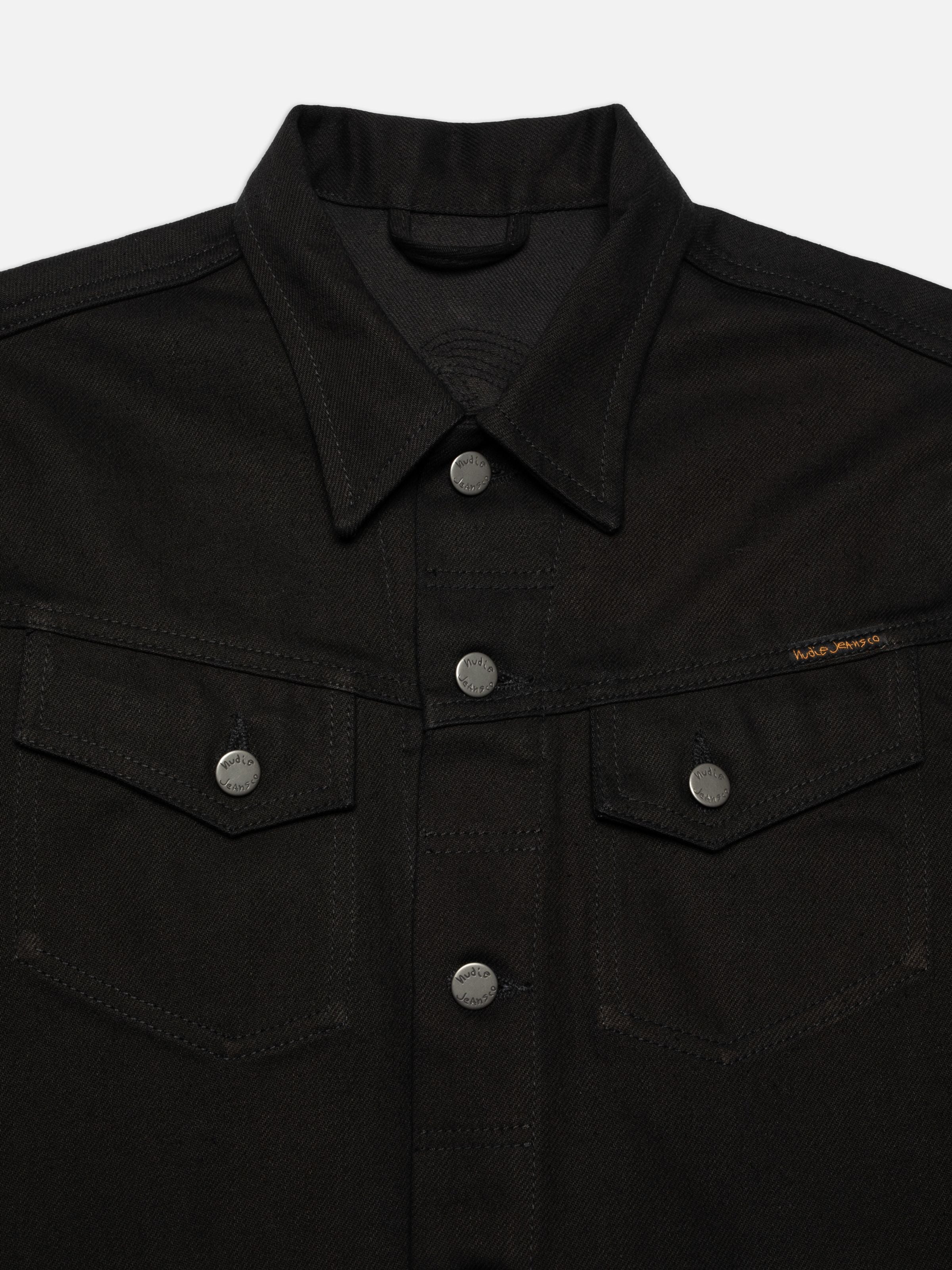 Conny Denim Jkt Dry Black Tar - Black