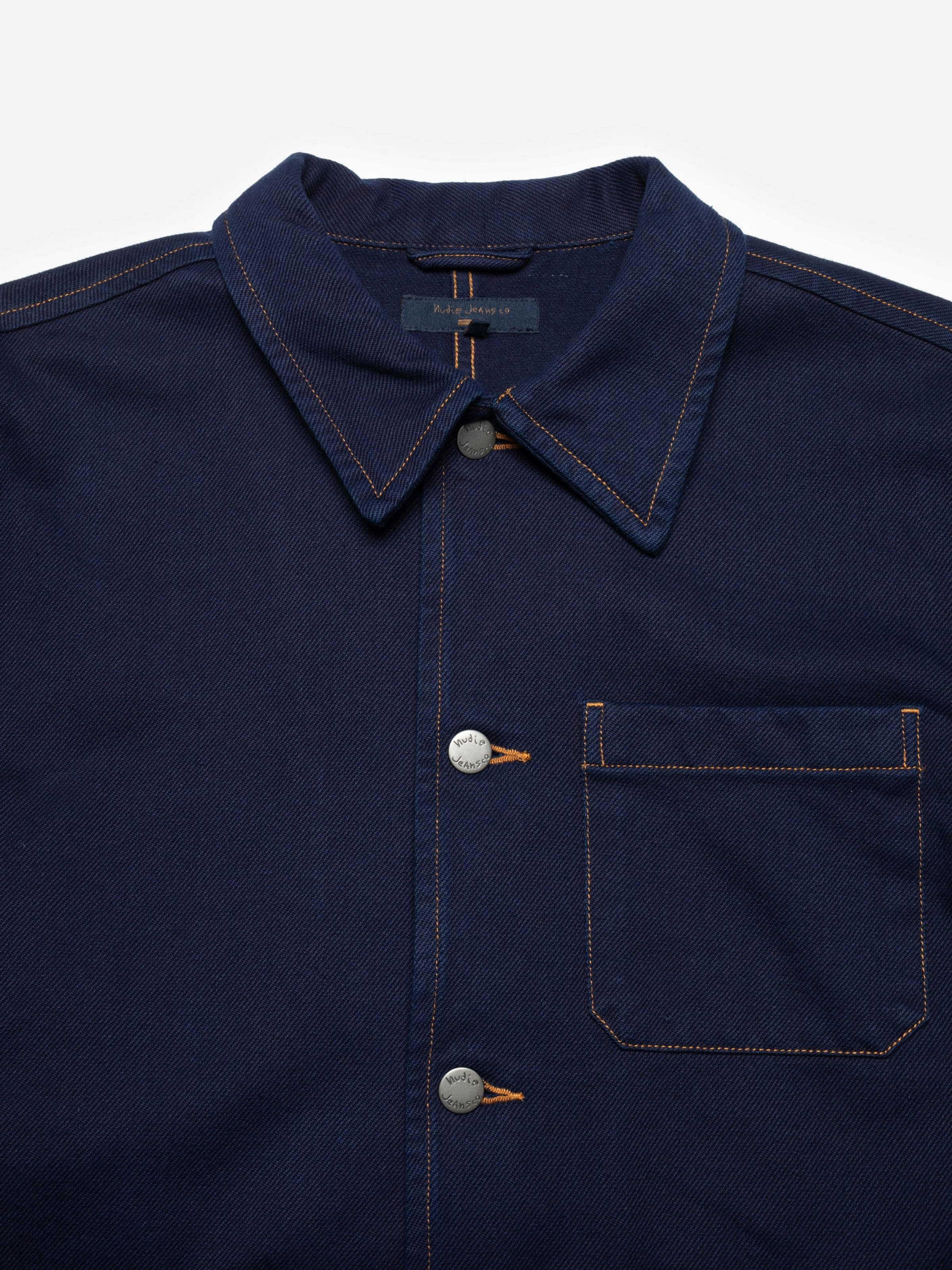 Barney Indigo Workwear Jacket - Dark Blue