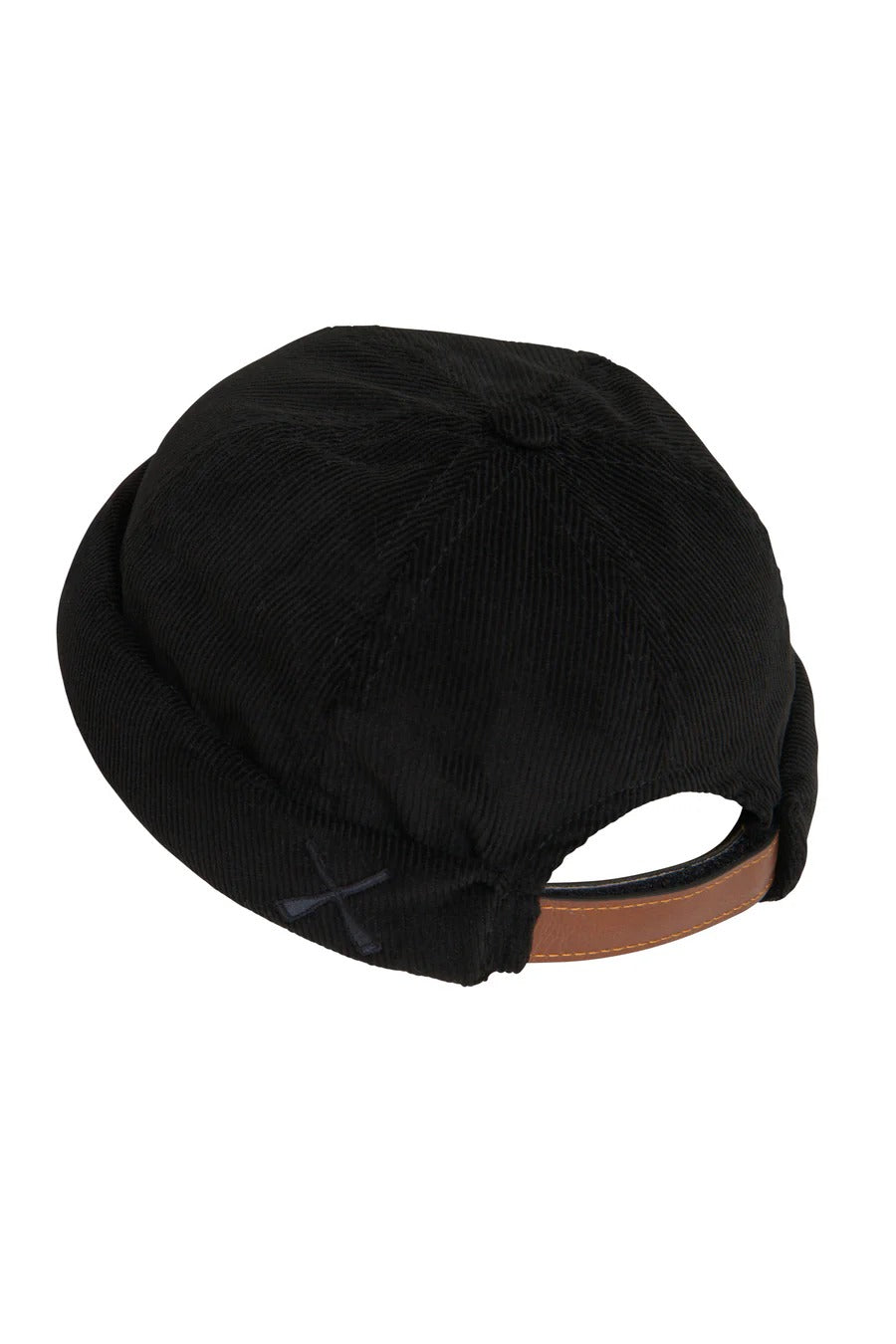 MIKI DOCKER HAT VELVET CORDUROY - BLACK