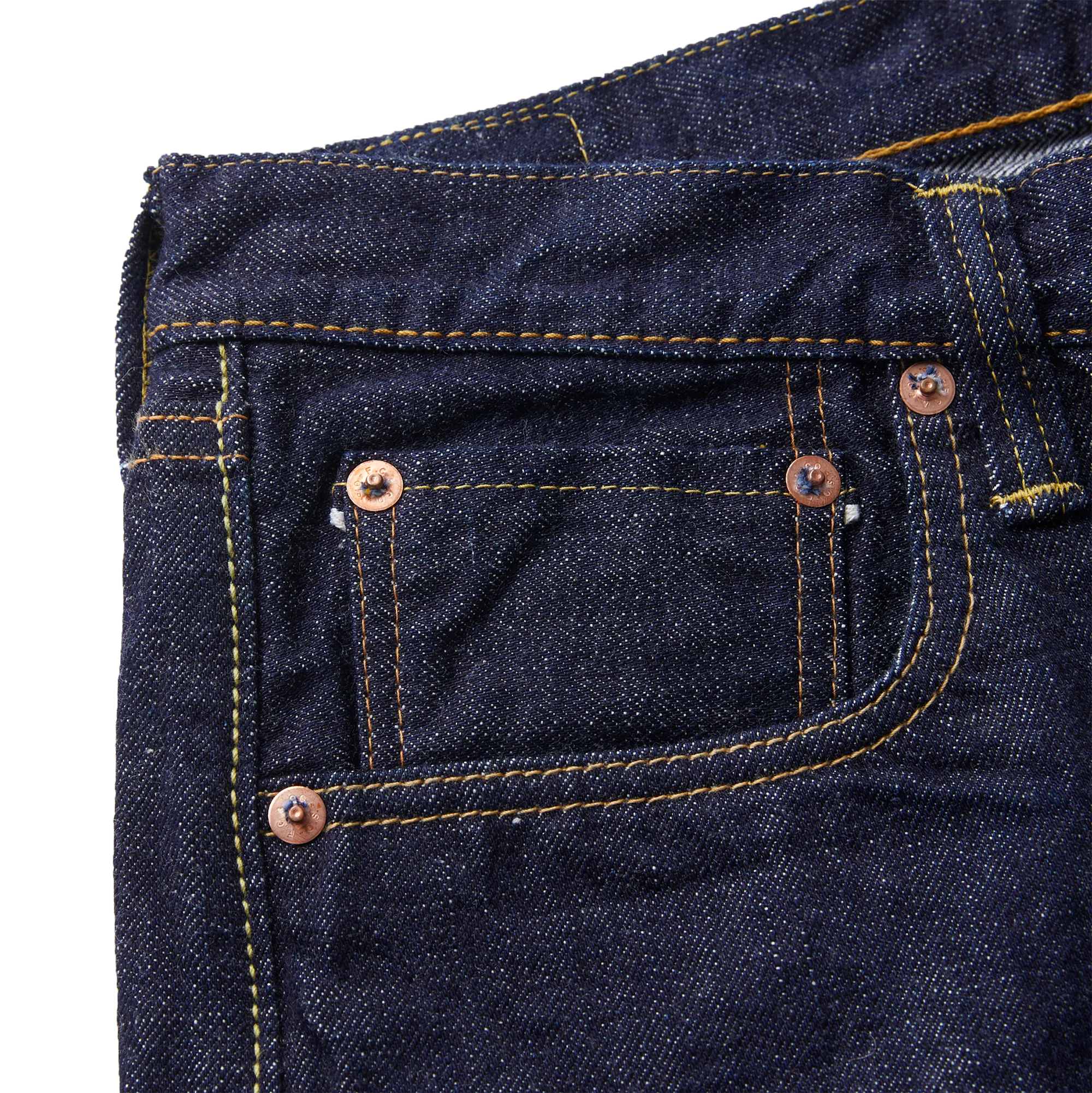 1101W Straight Denim 13.7oz - INDIGO BLUE
