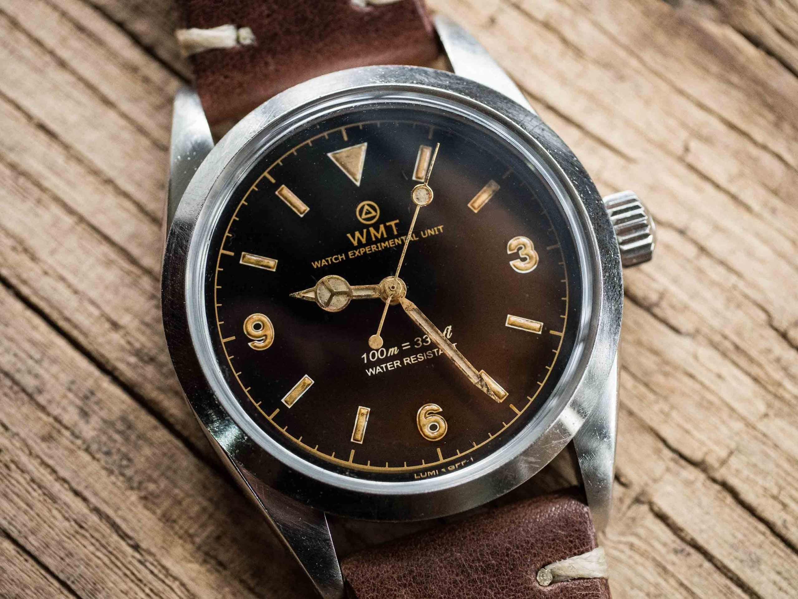 Barracuda - Tropical Brown/Aged Edition/Metal Bracelet + Anziano Leather Strap Set