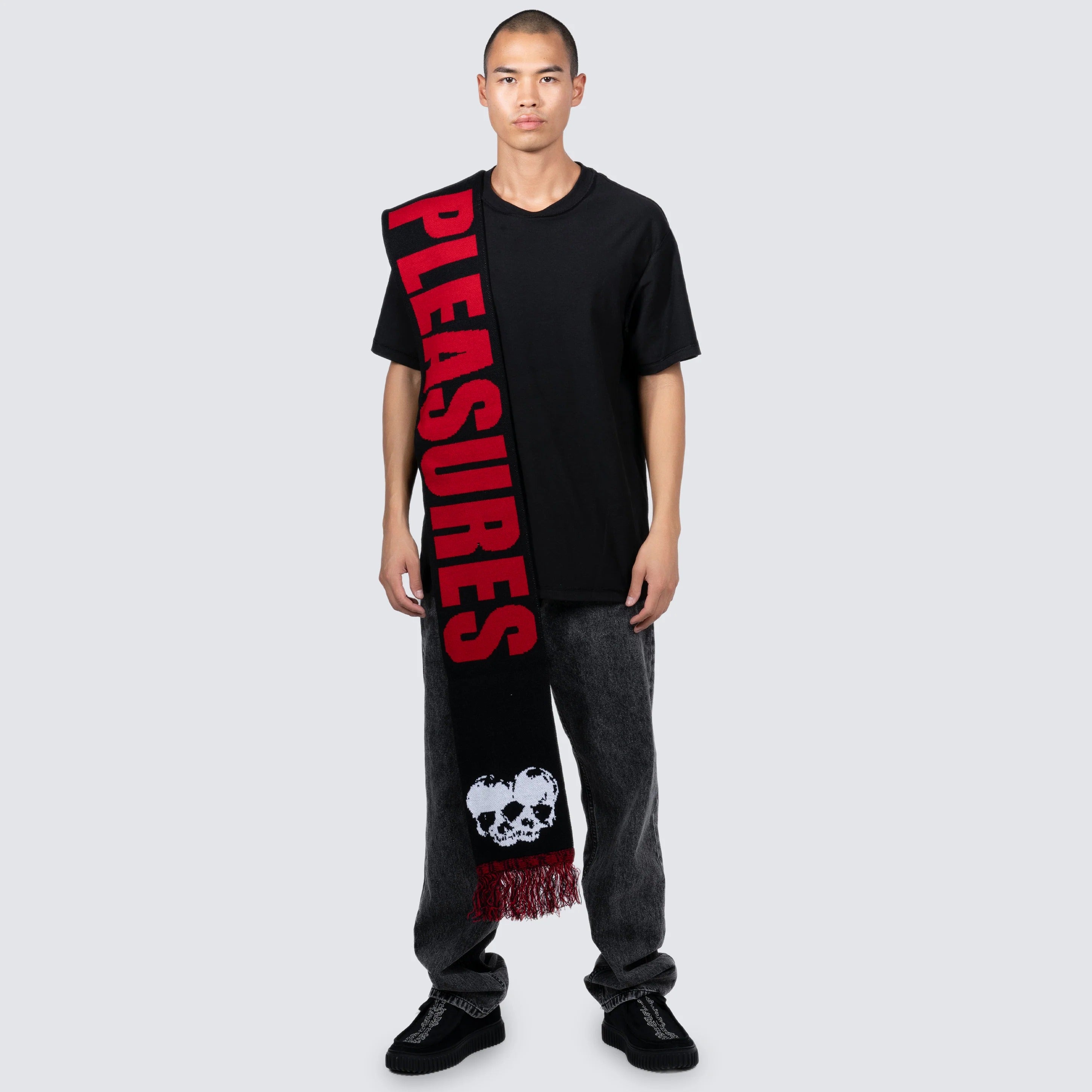 SKULL SCARF - BLACK