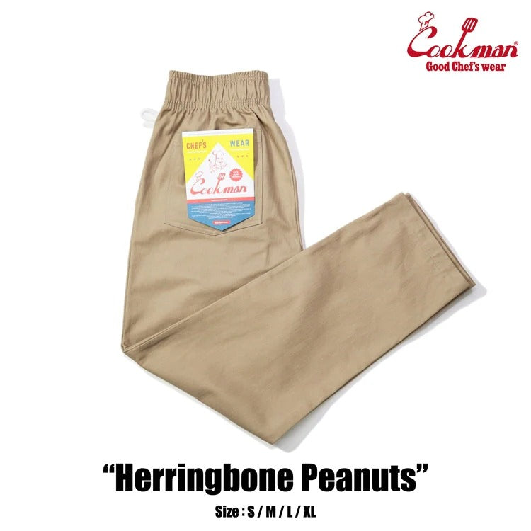 CHEF PANTS HERRINGBONE - PEANUTS