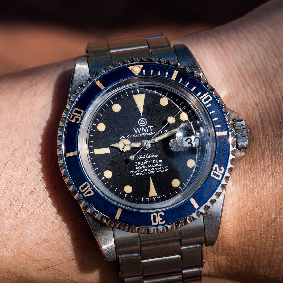ROYAL MARINE - SUBDIVER / BLUE BEZEL EDITION