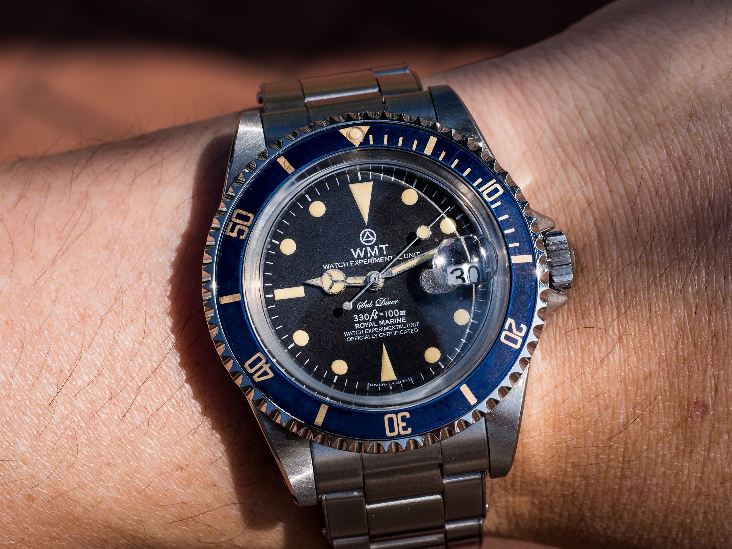 ROYAL MARINE - SUBDIVER / BLUE BEZEL EDITION