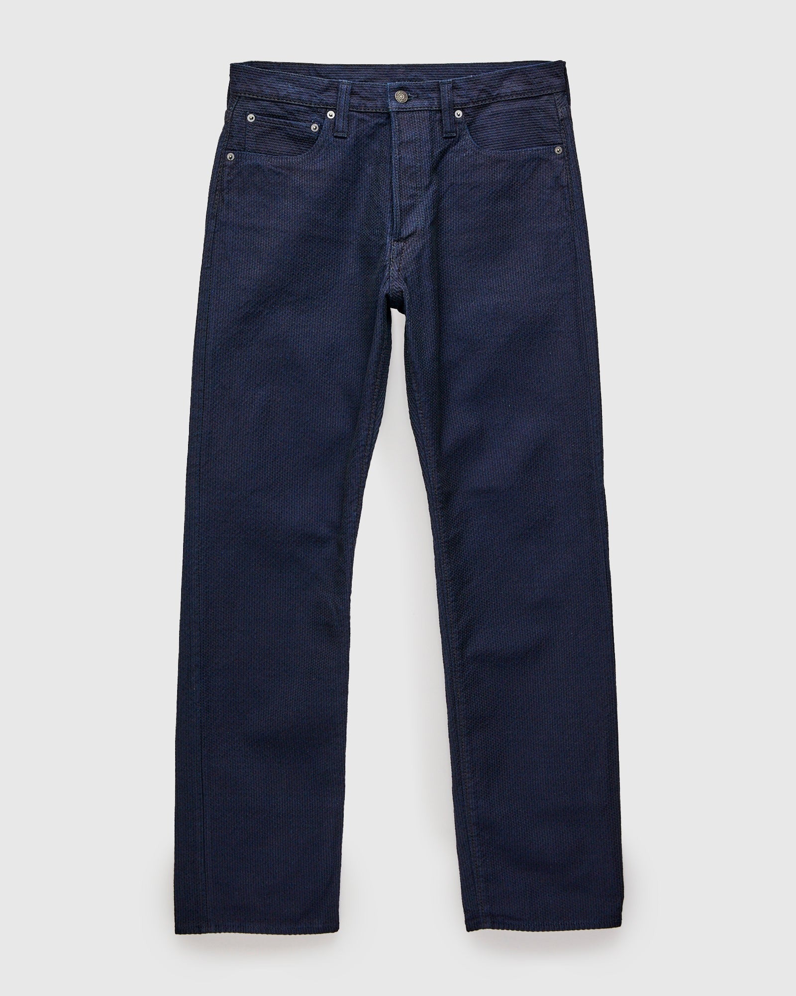 1178-ID Sashiko Regular Fit - INDIGO X BLACK