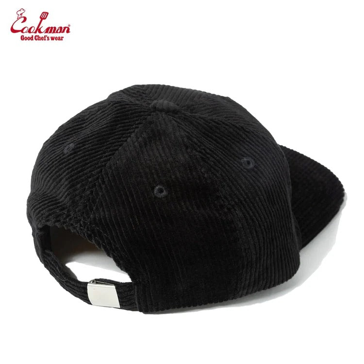 CORDUROY CAP FAT - BLACK