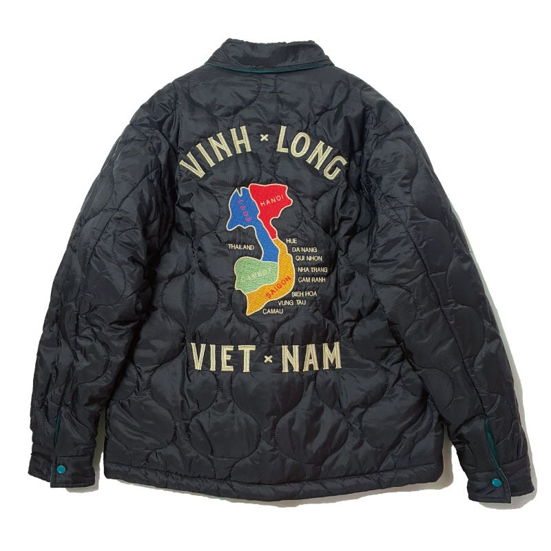 51515 REVERSIBLE VIETNAM JACKET - GREEN