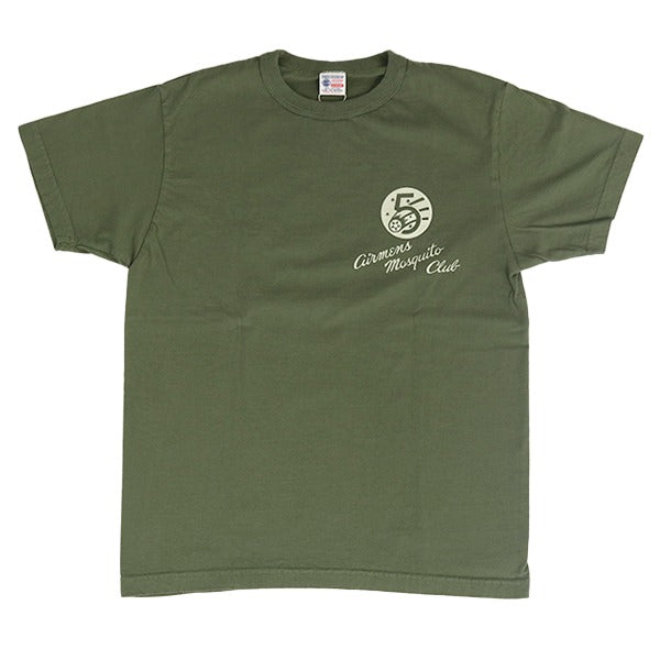 BR79622 T-SHIRT "AIRMENS MOSQUITO CLUB" - OLIVE