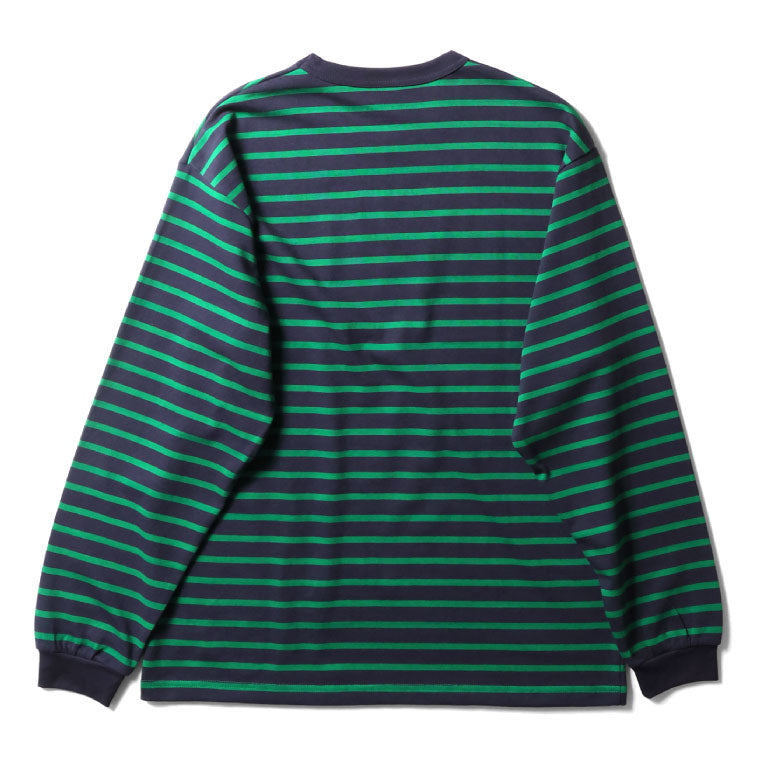 22379 BORDER L/S TEE - GREEN