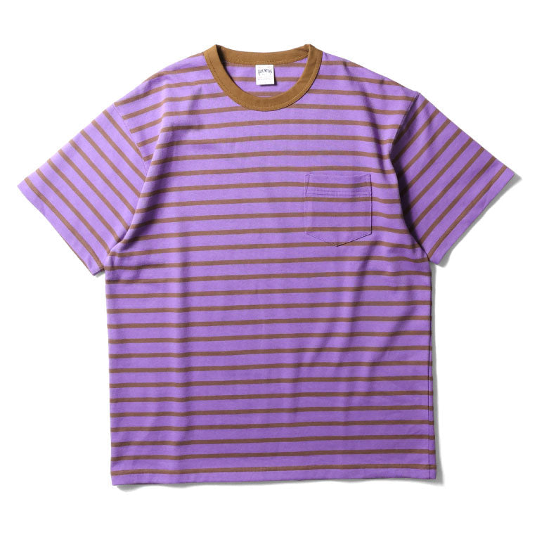 22380 BORDER S/S TEE - PURPLE