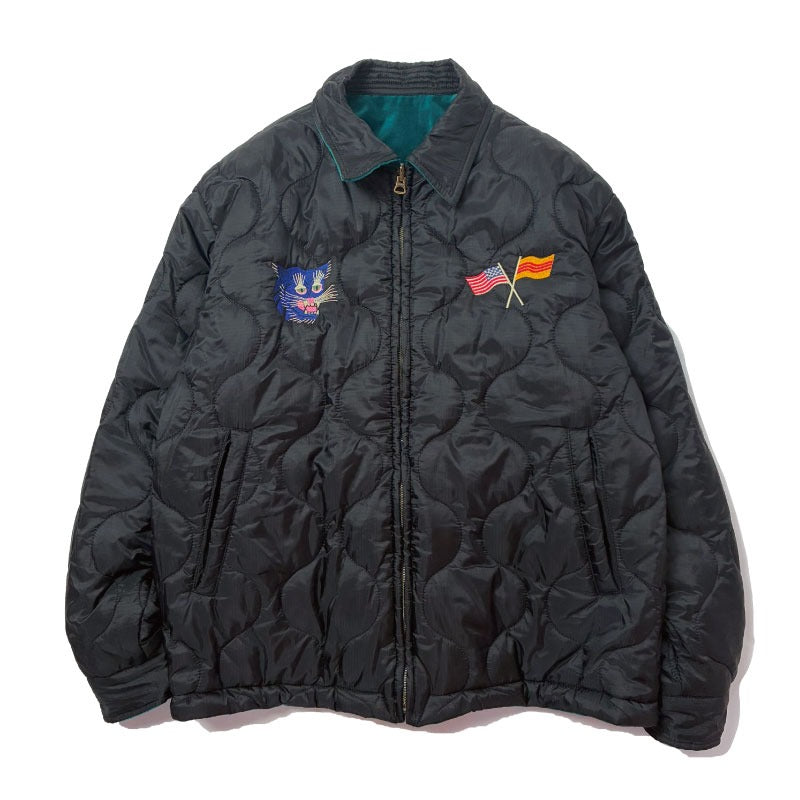 51515 REVERSIBLE VIETNAM JACKET - GREEN