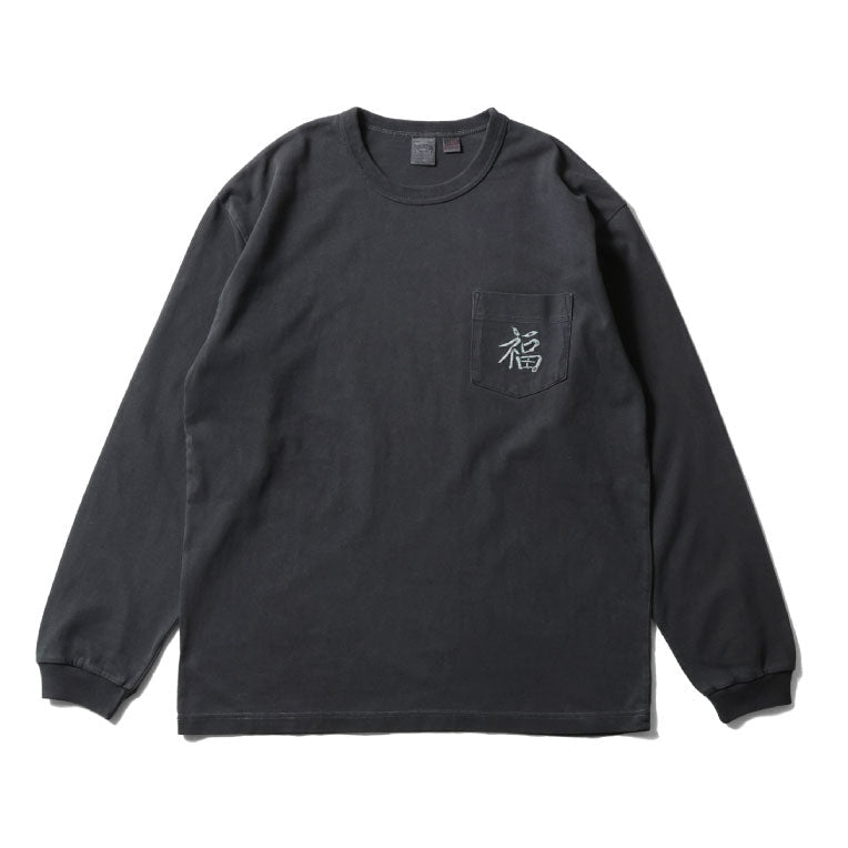 22384 PIGMENT US COTTON PRINT TEE (VIETNAM) - BLACK