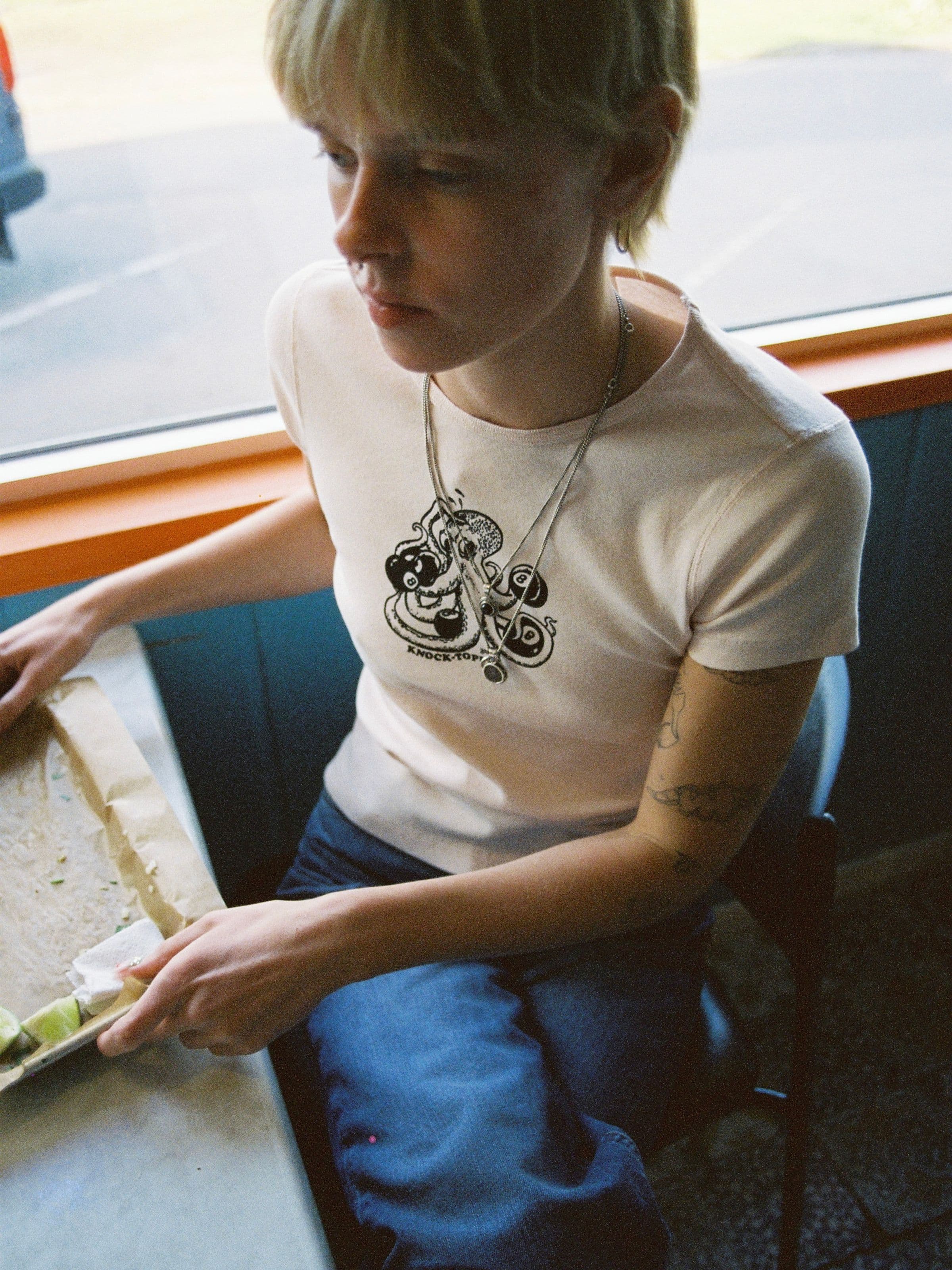 Eve T-Shirt Knock-Topus - Pink