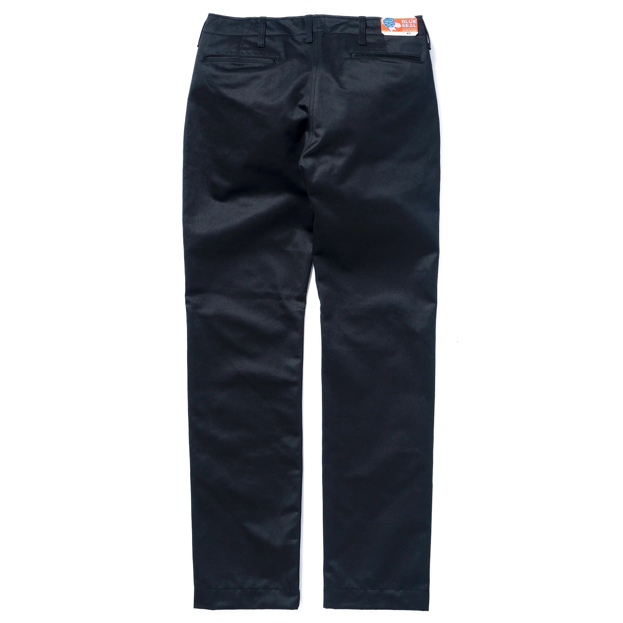 MP19010 BLUE SEAL CHINO TROUSERS - BLACK