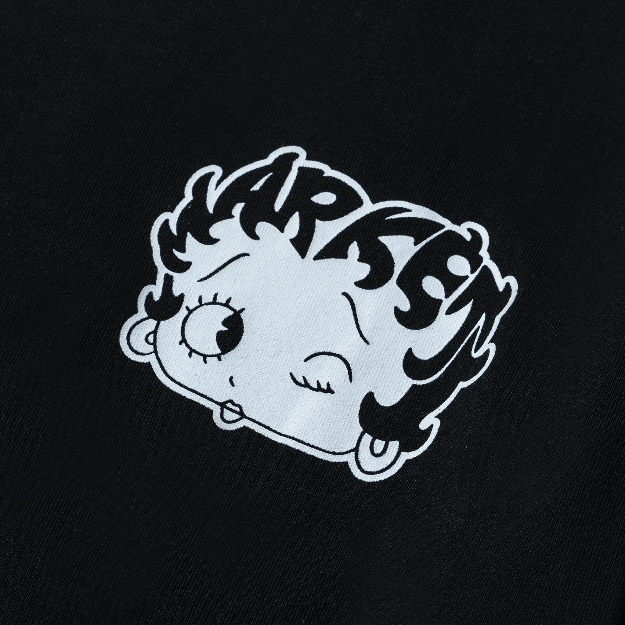 BETTY BOOP MASCOT T-SHIRT - BLACK
