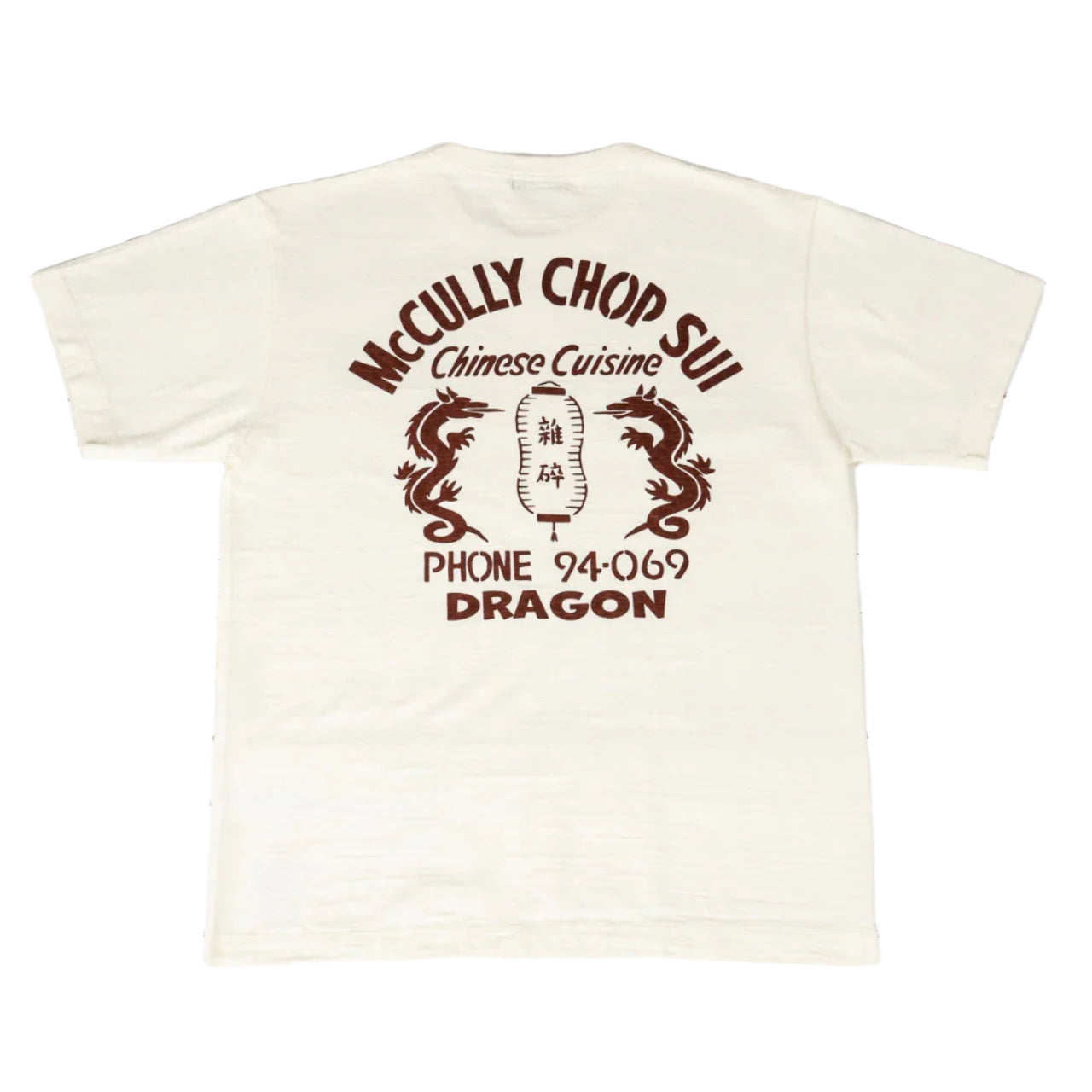 SS79543 S/S SLUB YARN T-SHIRT McCULLY CHOP SUI - OFF WHITE