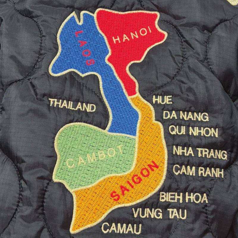 51515 REVERSIBLE VIETNAM JACKET - GREEN