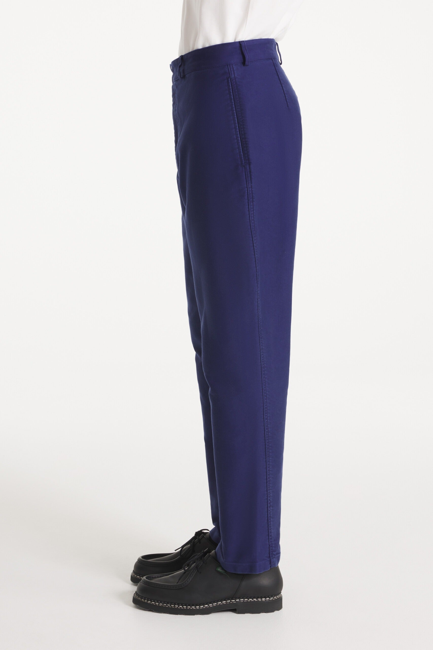 Perig – Wide leg work pants - BLUE