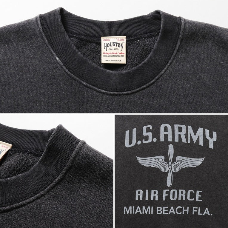 22356 POWDER FROST MILITARY SWEAT (WING) - BLACK