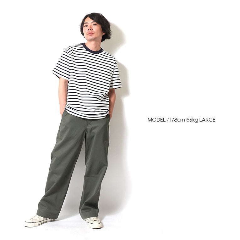 22380 BORDER S/S TEE - NAVY