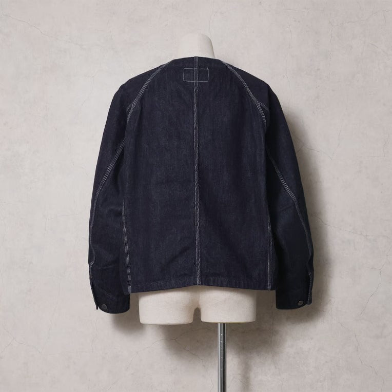 51609 SELVEDGE DENIM ENGNEER JACKET - INDIGO ONE WASH