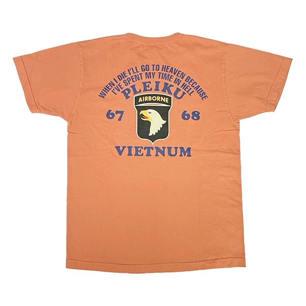BR79623 T-SHIRT "PLEIKU VIETNUM" - L.RED