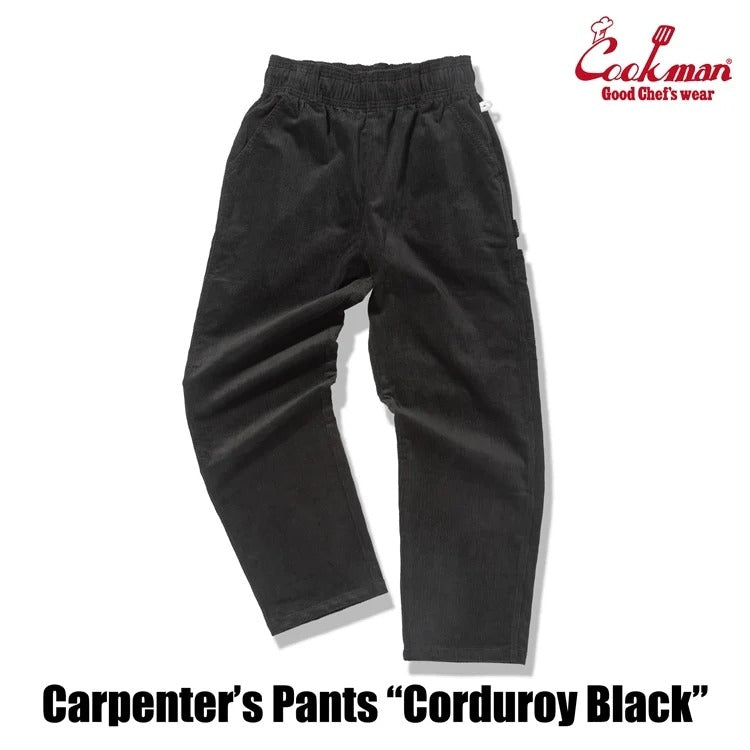CARPENTER'S PANTS CORDUROY - BLACK