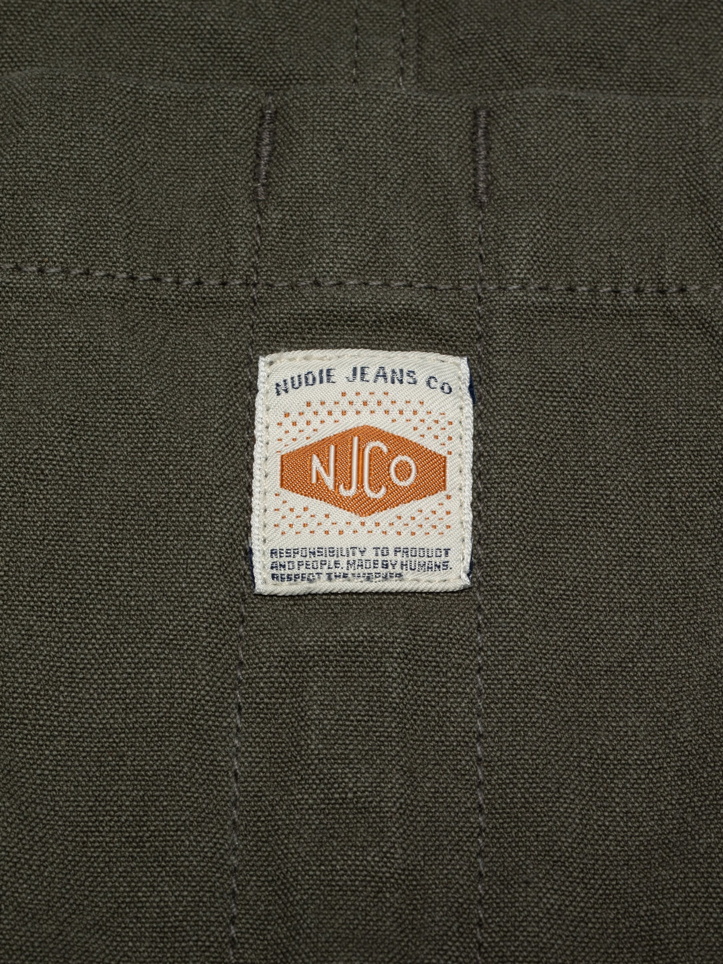 Klara Duck Canvas Dungarees - Green